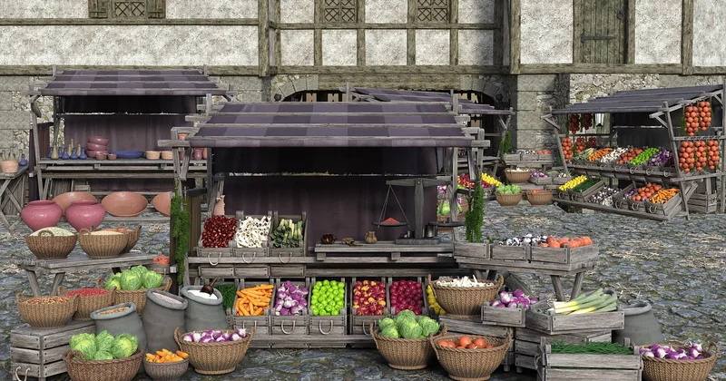 Sauveterre-de-Rouergue : jour de marché et ambiance